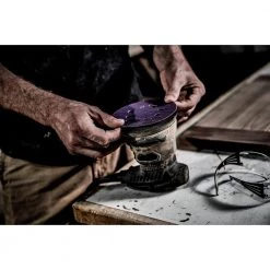 5 in. 320-Grit Ultra Durable Power Sanding Discs with Universal Hole (10-Discs/Pack) by 3M 9 5 in. 320-Grit Ultra Durable Power Sanding Discs with Universal Hole (10-Discs/Pack) by 3M -Outlet Kreg Store 3m power sander accessories disc5in10pk320 1f 1000