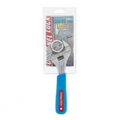 Slim Jaw WideAzz 8 in. Adjustable Wrench with Code Blue Comfort Grip by Channellock -Outlet Kreg Store channellock adjustable wrenches 8swcb 1f 1000