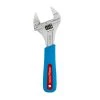 Slim Jaw WideAzz 8 in. Adjustable Wrench with Code Blue Comfort Grip by Channellock -Outlet Kreg Store channellock adjustable wrenches 8swcb 64 1000