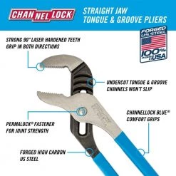 12 in. Tongue and Groove Pliers by Channellock -Outlet Kreg Store channellock all trades tongue groove pliers 440 4f 1000