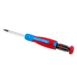 13 N' 1 Racheting Screwdriver, CODE BLUE at Grip by Channellock -Outlet Kreg Store channellock multi bit screwdrivers 131cb 1f 1000