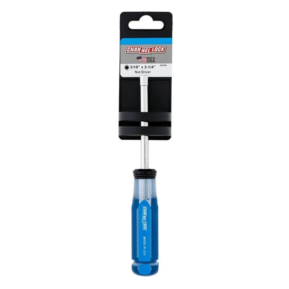 3/16 in. Hollow Shaft Nut Driver with Acetate Handle by Channellock 4 3/16 in. Hollow Shaft Nut Driver with Acetate Handle by Channellock - Image 2