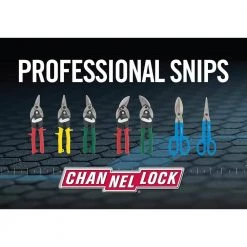 1.22 in. Straight-Cut Aviation Snip by Channellock -Outlet Kreg Store channellock snips 610ss 44 1000