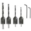 1/8 in. Steel Countersink and Drill Bit Combination Set (6-Piece) by Fisch -Outlet Kreg Store fisch twist drill bits fsh 134800 64 1000