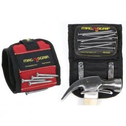 Magnetic Wristband and Magnetic Hammer Holster Set (2-Pack) by MagnoGrip