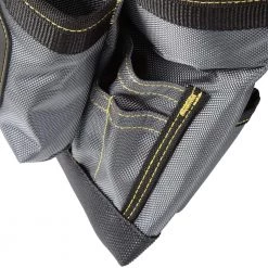11 in. 10-Pocket Platinum Magnetic Tool Pouch with Belt by MagnoGrip -Outlet Kreg Store gray magnogrip tool belts 002 474 40 1000
