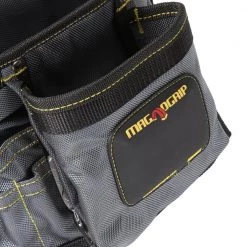 11 in. 10-Pocket Platinum Magnetic Tool Pouch with Belt by MagnoGrip -Outlet Kreg Store gray magnogrip tool belts 002 474 77 1000