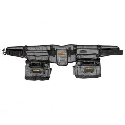 19-Pocket Builders Tool Belt with Integrated Back Support by MagnoGrip