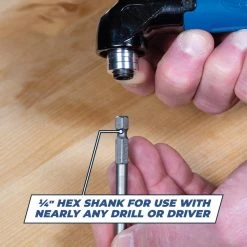 90-Degree Pocket Hole Driver Drill Attachment with 3 in. Square Drive Bit by Kreg -Outlet Kreg Store kreg bit holders extensions kdrv 90dg 1f 1000