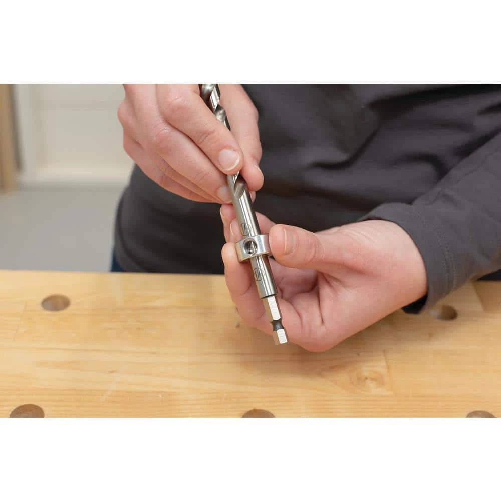 Easy-Set Drill Bit with Stop Collar and Gauge/Hex Wrench by Kreg 5 Easy-Set Drill Bit with Stop Collar and Gauge/Hex Wrench by Kreg - Image 3