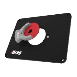 Precision Router Table Insert Plate with Level-Loc Rings (Non Predrilled) by Kreg -Outlet Kreg Store kreg router guides prs4038 4f 1000
