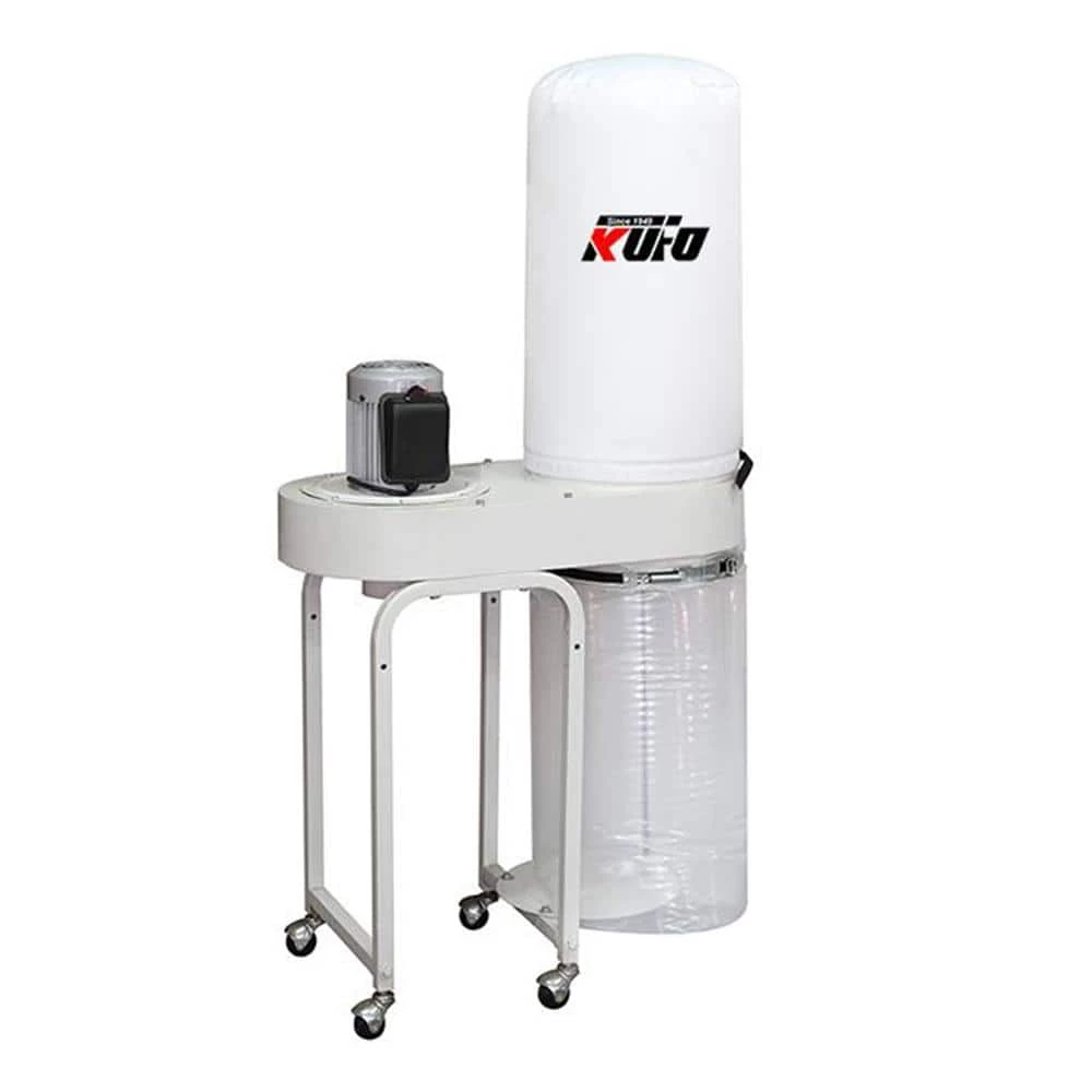 2 HP 1550 CFM 1-Phase 220-Volt Vertical Bag Dust Collector by Kufo Seco 3 2 HP 1550 CFM 1-Phase 220-Volt Vertical Bag Dust Collector by Kufo Seco