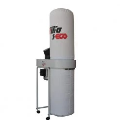 2 HP 1550 CFM 3-Phase 220/440-Volt Vertical Bag Dust Collector with 220-Volt Prewired by Kufo Seco