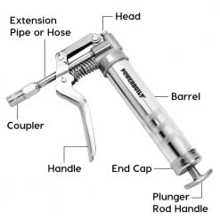 Mini Pistol Grease Gun by Powerbuilt -Outlet Kreg Store powerbuilt air grease guns 648755 4f 1000