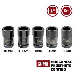 Master Budd Wheel Socket Kit by Powerbuilt -Outlet Kreg Store powerbuilt impact socket sets 648993 4f 1000