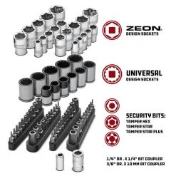 81 Piece Solutions Socket and Bit Set for Specialty and Damaged Fasteners by Powerbuilt -Outlet Kreg Store powerbuilt ratchet socket sets 240152 fa 1000