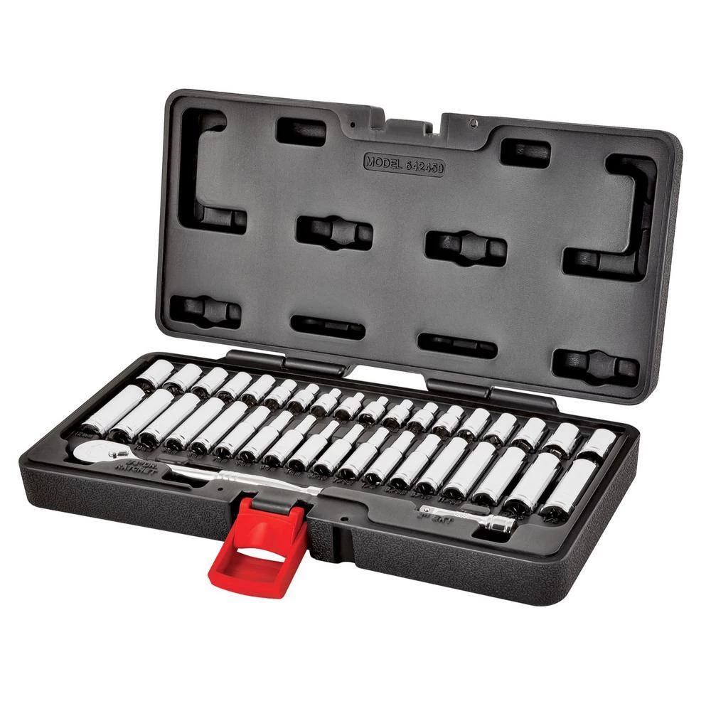 38 Piece 1/4 Inch Drive Mechanics Tool Set by Powerbuilt 7 38 Piece 1/4 Inch Drive Mechanics Tool Set by Powerbuilt - Image 5