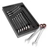 11 Piece Pro Tech Metric Reversible Ratcheting Combination Wrench Set by Powerbuilt -Outlet Kreg Store powerbuilt ratcheting wrenches 949016 64 1000
