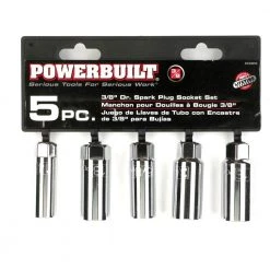 3/8 in. Driver Spark Plug Socket Set (5-Piece) by Powerbuilt -Outlet Kreg Store powerbuilt socket sets 640855 40 1000