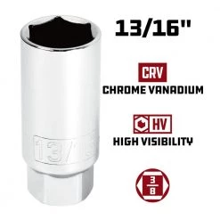 3/8 in. Driver Spark Plug Socket Set (5-Piece) by Powerbuilt -Outlet Kreg Store powerbuilt socket sets 640855 44 1000