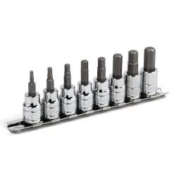 3/8 in. Drive Hex Bit Socket Set (8-Piece) by Powerbuilt