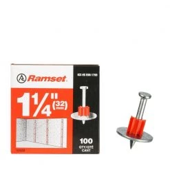 1-1/4 in. Drive Pins with Washers (100-Pack) by Ramset