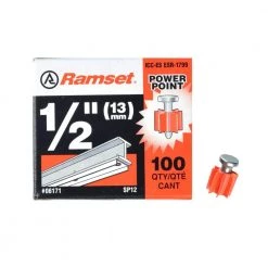 1/2 in. Power Point Pins (100-Pack) by Ramset