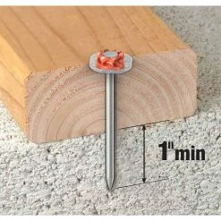 3 in. Drive Pins with Washers (15-Pack) by Ramset -Outlet Kreg Store ramset pins 07887 1f 1000