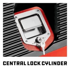 26 in. Rapid Box Portable Slant Front Tool Box - Red by Powerbuilt -Outlet Kreg Store red powerbuilt top tool chests 240311 44 1000