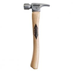 10 oz. Titanium Smooth Face Hammer with 14 1/2 in. Curved Hickory Handle by Stiletto -Outlet Kreg Store stiletto claw hammers fh10c fa 1000