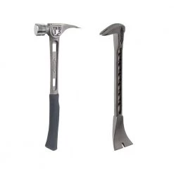 Outlet Kreg Store 9 15 oz. TiBone 3 Smooth Face with Curved Handle Hammer and Titanium Trim and Nail Puller by Stiletto