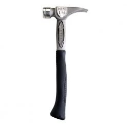 14 oz. TiBone Smooth Face Hammer with 15.25 in. Curved Handle by Stiletto