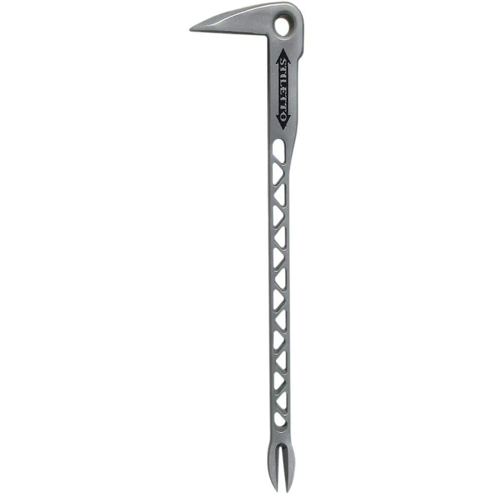 12 in. Titanium Clawbar Nail Puller with Dimpler by Stiletto 3 12 in. Titanium Clawbar Nail Puller with Dimpler by Stiletto