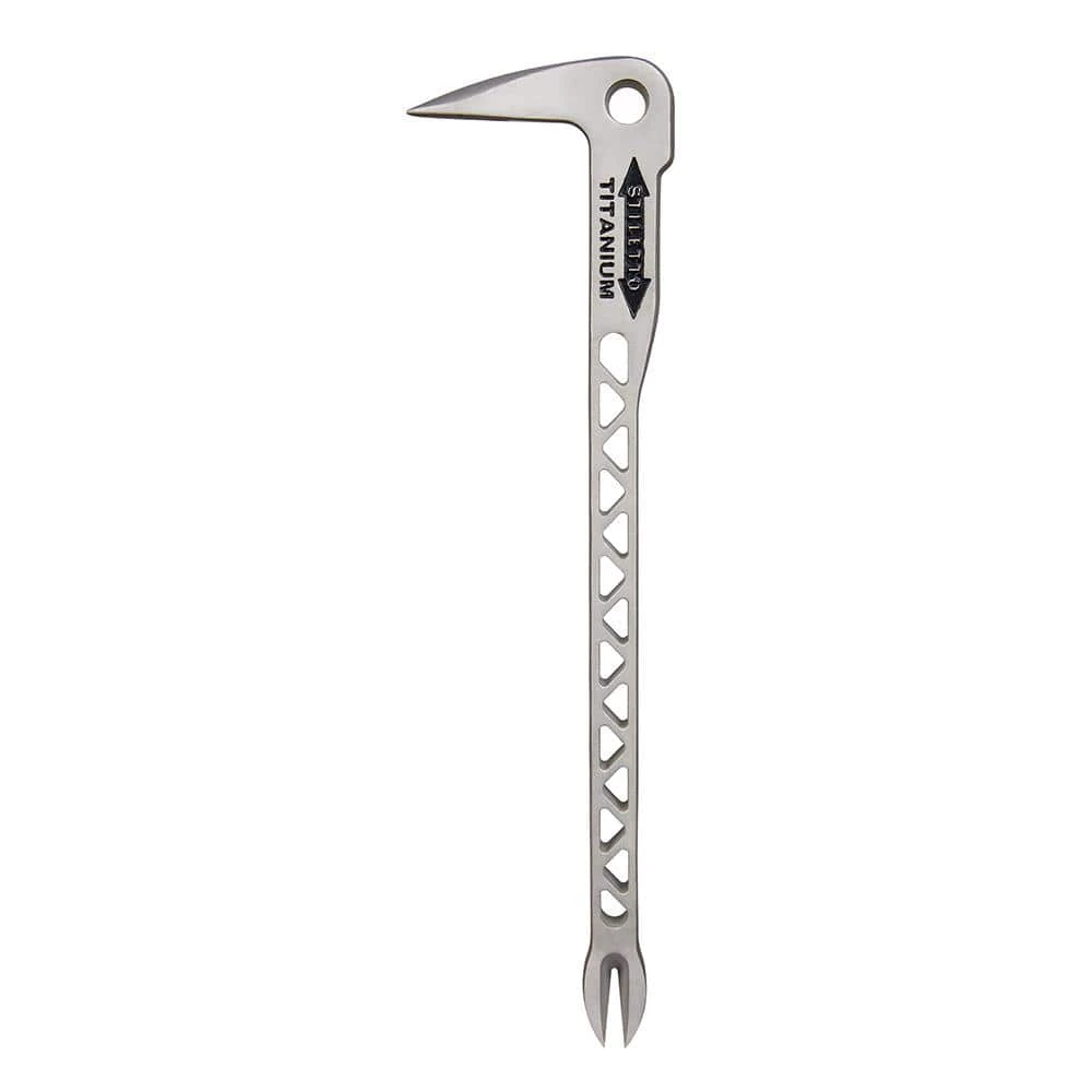 12 in. Titanium Clawbar Nail Puller with Dimpler by Stiletto 4 12 in. Titanium Clawbar Nail Puller with Dimpler by Stiletto - Image 2