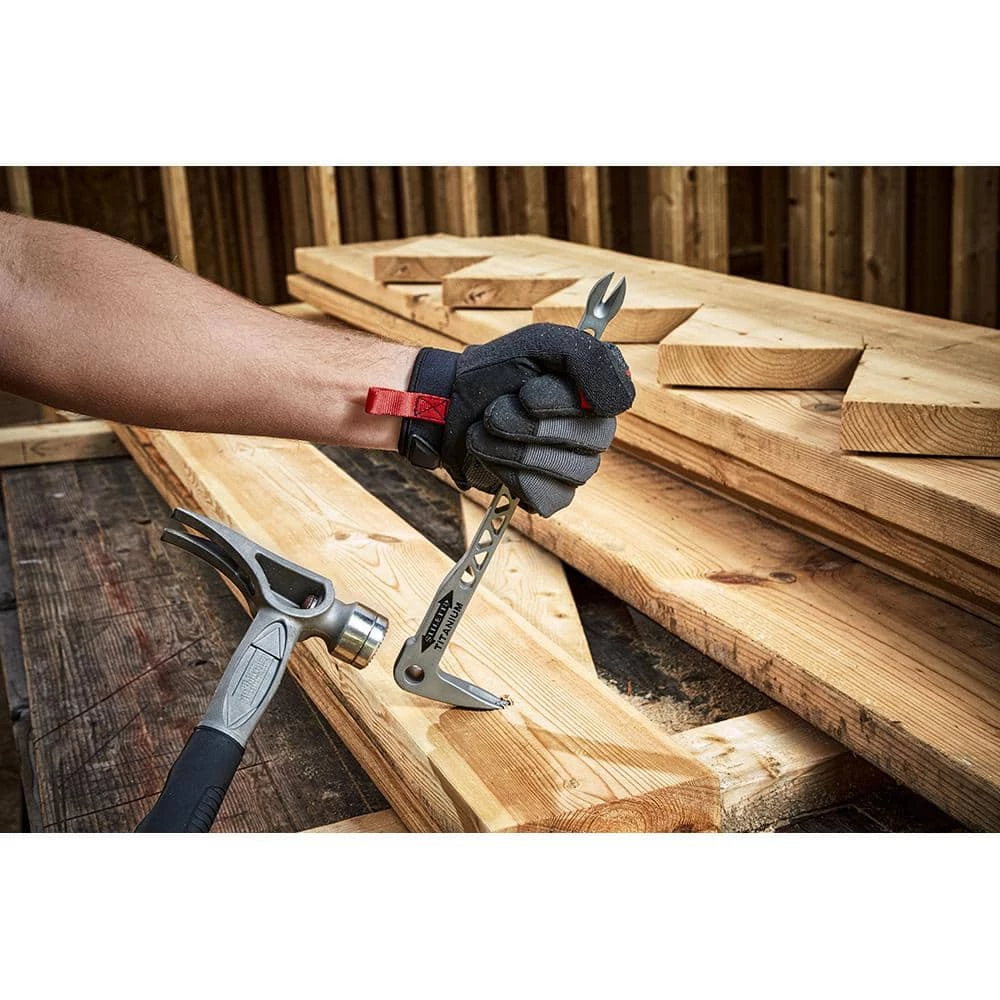 12 in. Titanium Clawbar Nail Puller with Dimpler by Stiletto 7 12 in. Titanium Clawbar Nail Puller with Dimpler by Stiletto - Image 5